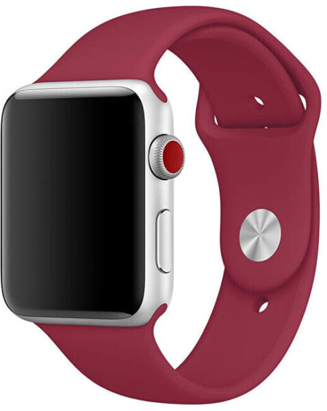 Silicone strap for Apple Watch - Wine 38/40/41 mm - S / M