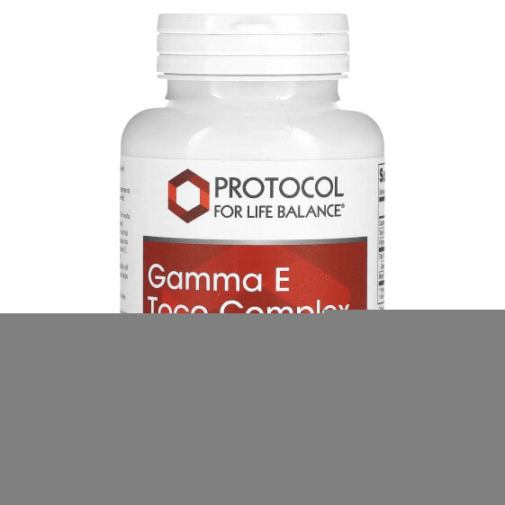 Витамины Protocol For Life Balance Gamma E Toco Complex, 90 софтгелов