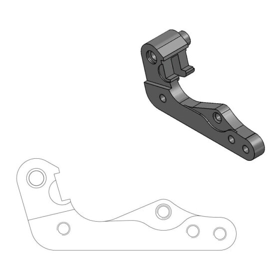 MOTO-MASTER 270 mm BMW/Husaberg/Husqvarna/KTM 211055 Relocating Bracket For Brake Caliper