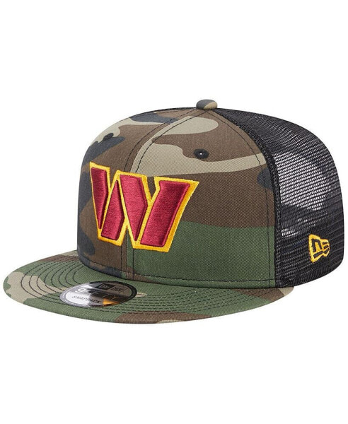 Men's Camo Washington Commanders Classic Trucker 9FIFTY Snapback Hat