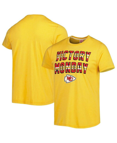 Men's Gold Kansas City Chiefs Victory Monday Tri-Blend T-shirt