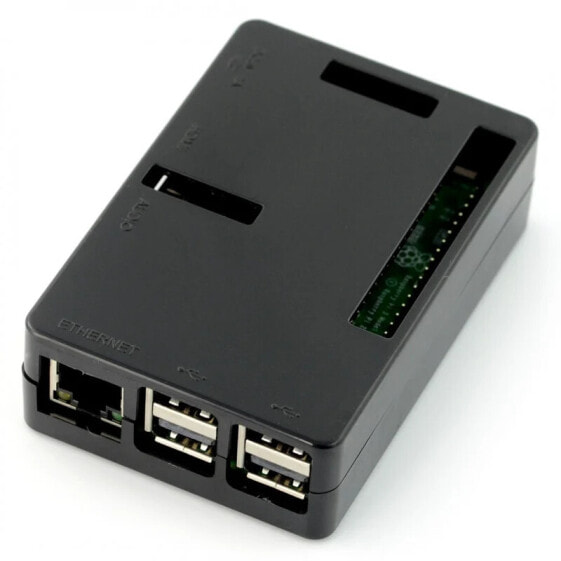 Case for Raspberry Pi Model 3B+/3B/2B - Cube black