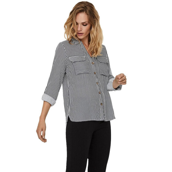 VERO MODA Bumpy Petite Long Sleeve Shirt