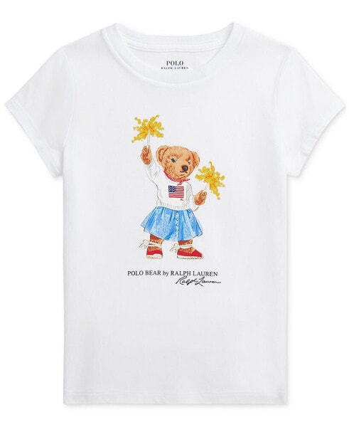 Toddler & Little Girls Polo Bear Cotton Jersey Tee