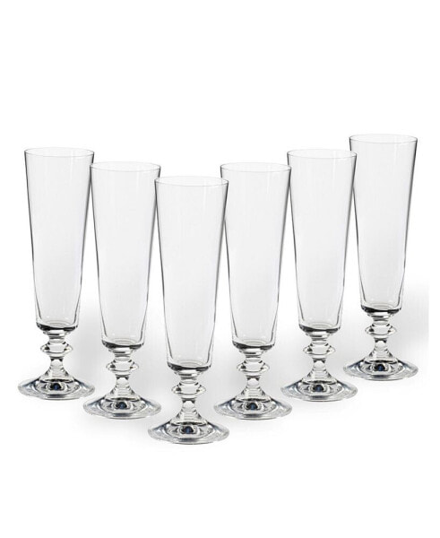 Champagne Flutes, Set of 6