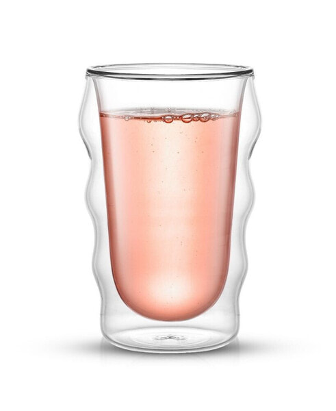 Christian Siriano Flux Double Wall Drinking Glass - 13.5 Oz