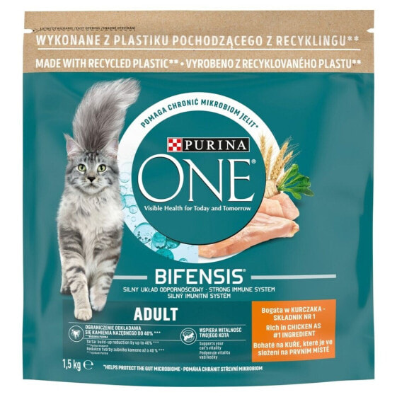 Корм для кошек Purina One Bifensis Взрослый с курицей 1,5 кг