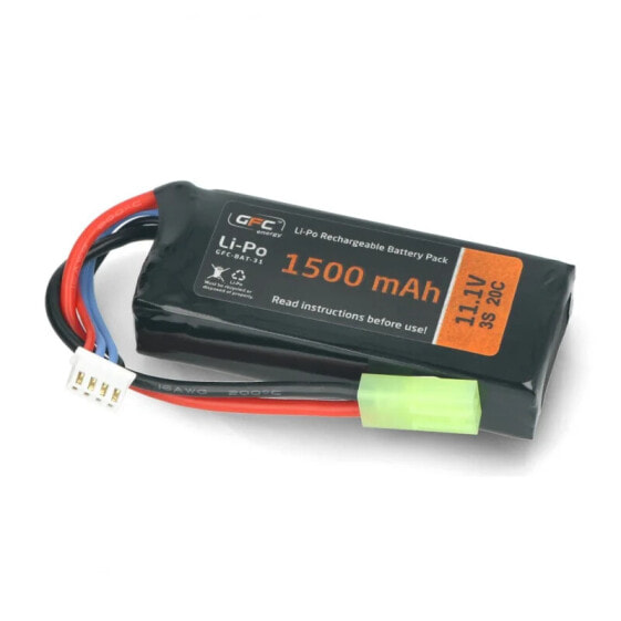 Электроника GFC Energy Аккумулятор Li-Pol GFC Energy 1500mAh 20C 3S 11,1V - Tamiya