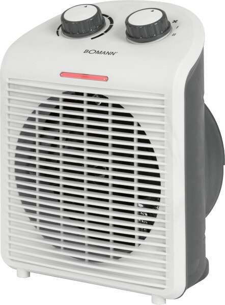 Bomann HL 6040 CB - Fan electric space heater - Indoor - Desk - Table - White - Rotary - 2000 W