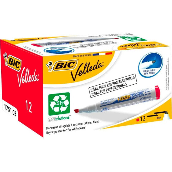 Фломастеры BIC Pack 12 Velleda Eco Point Beleel 12 шт