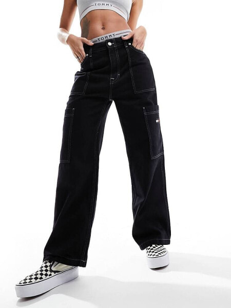 Tommy Jeans Remastered carpenter jeans in black wash