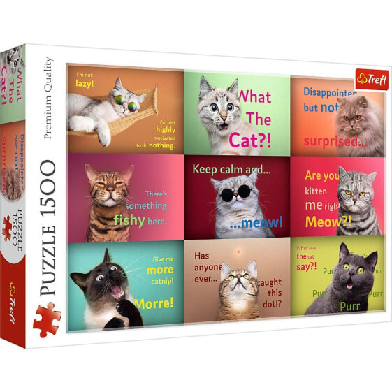 TREFL Funny Cats 1500 Units puzzle