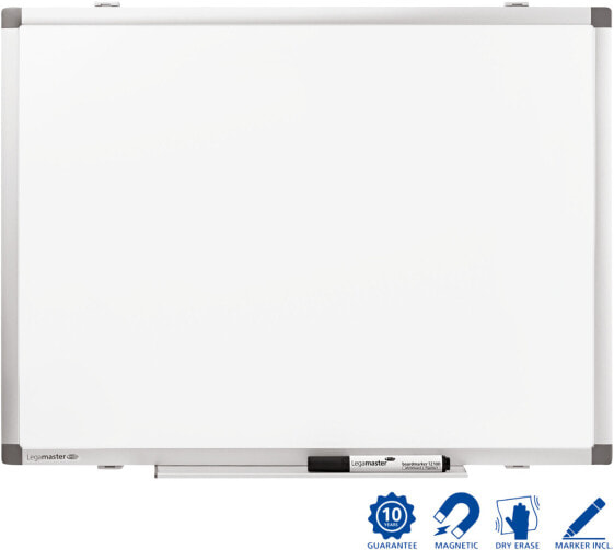 LEGAMASTER PREMIUM whiteboard 45x60cm - 582 x 432 mm - Steel - Horizontally/Vertically - Fixed - Magnetic