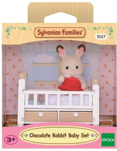 Figurka Epoch Sylvanian Families Zestaw z dzieckiem królików z czekoladowymi uszkami (5017)