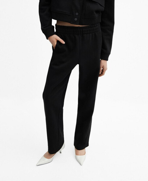 Women's Cotton Jogger-Style Trousers