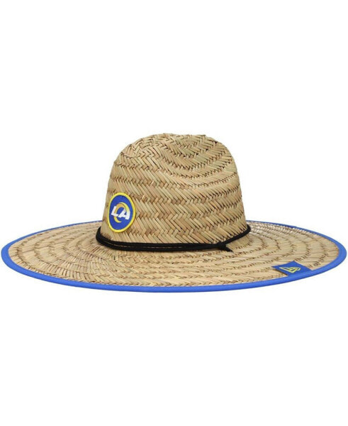 Шляпа-повязка официальная New Era Los Angeles Rams 2021 NFL Training Camp Straw Lifeguard разноцветная