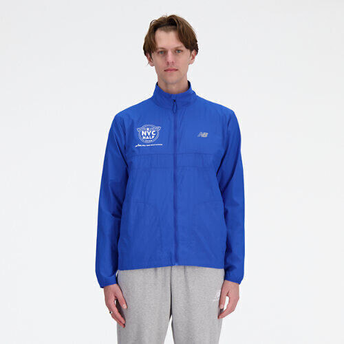 Спортивная куртка New Balance Men's United Airlines NYC Half Athletics Packable Синяя