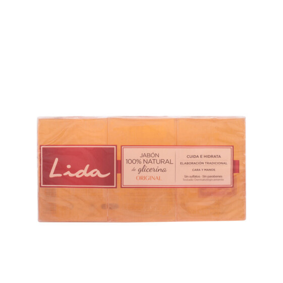 Lida Natural Glicerina Набор кускового мыла 3шт