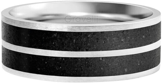 Concrete ring Fusion Double line steel / anthracite