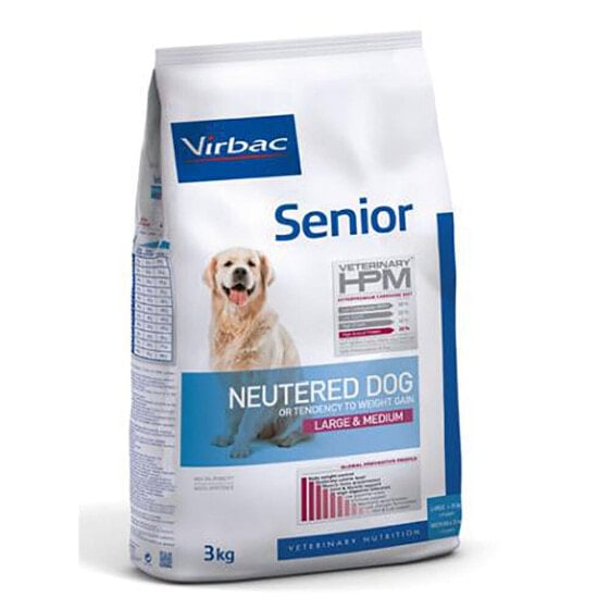 VIRBAC HPM Senior Neutered Large Medium 12kg Dog Food