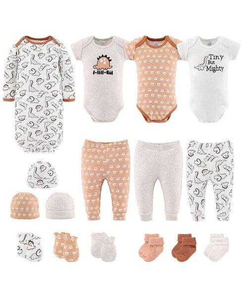Костюм для малышей The Peanutshell набор одежды для новорожденных "Маленький дино" на 16 предметов