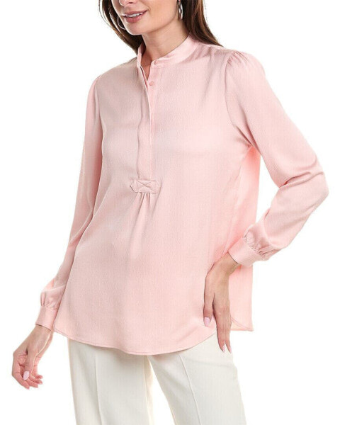 Anne Klein Poet Blouse Women's Pink Xs