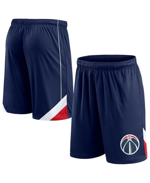 Men's Navy Washington Wizards Slice Shorts