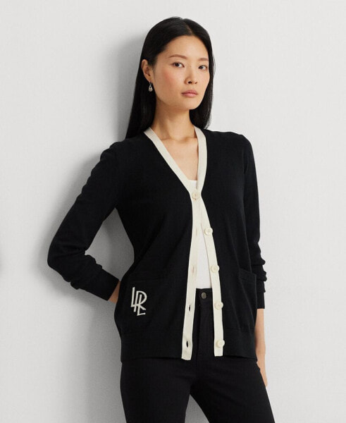 Women's Two-Tone Cardigan