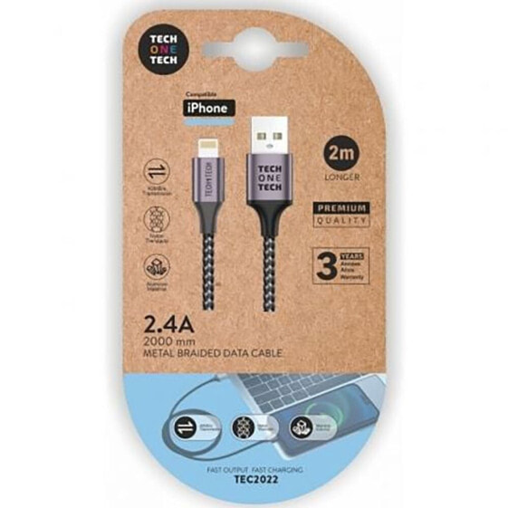 TECH ONE TECH TEC2022 2 m USB-A To Lightning Cable