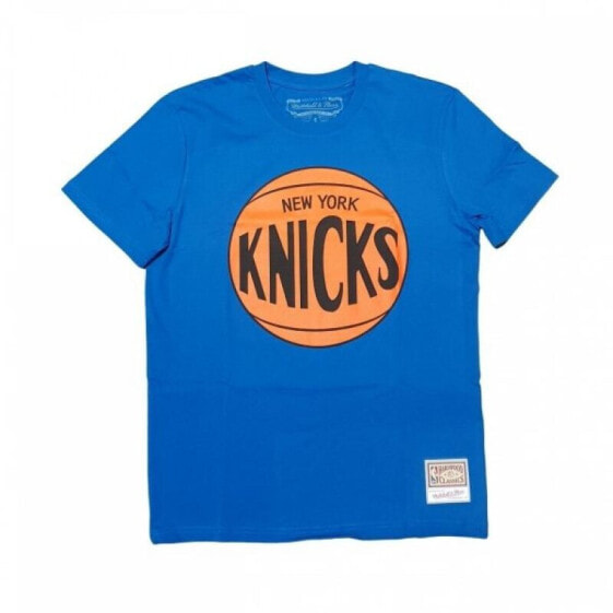 Mitchell &Ness NBA New York Knicks Team Logo Tee M BMTRINTL1268-NYKROYA