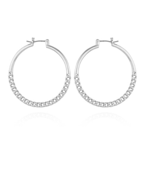 Серьги Vince Camuto Chain Link Hoop