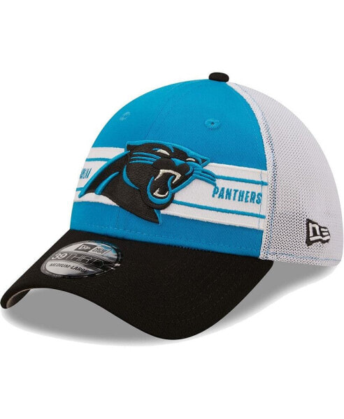 Men's Blue, Black Carolina Panthers Team Banded 39THIRTY Flex Hat