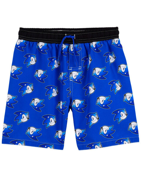 Kid Sonic The Hedgehog Swim Trunks 14