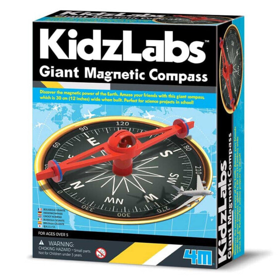 4M Kidzlabs/Giant Magnetic Compass Labs Kit