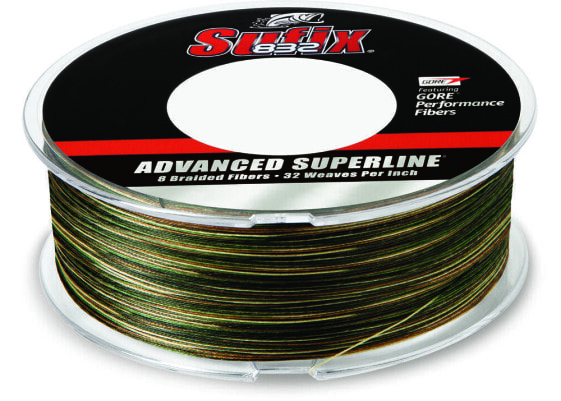 Sufix 832 Braid Fishing Line | Camo | 65 lb | 600 yd