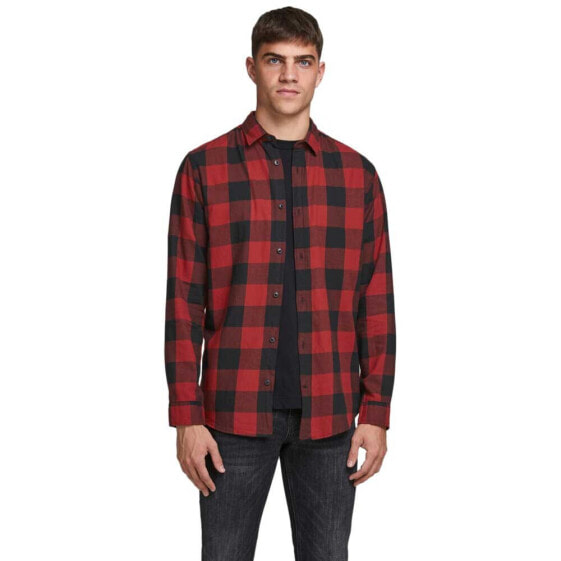 JACK & JONES Gingham Twill long sleeve shirt