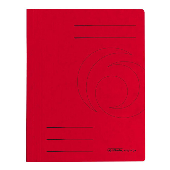 Herlitz 10902898 - Conventional file folder - A4 - Cardboard,Carton - Red - Matt - Paper