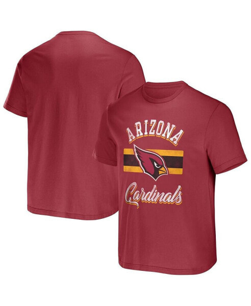 Men's NFL x Darius Rucker Collection by Cardinal Arizona Cardinals Stripe T-shirt