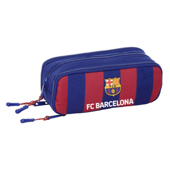 Тройной пенал F.C. Barcelona 24/25 Тёмно Бордовый Тёмно Синий 21 x 8 x 8 cm