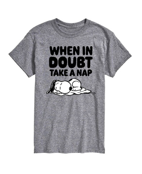 Hybrid Apparel Peanuts Nap Mens Short Sleeve Tee