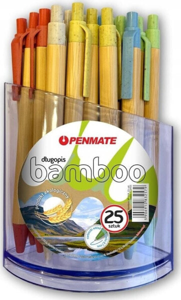 Teka Długopis Bamboo BP-104 mix (25szt) PENMATE