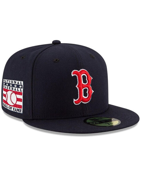 Men's Navy Boston Red Sox National Baseball Hall of Fame 59FIFTY Fitted Hat