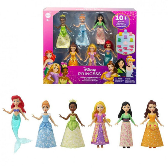 MATTEL Set 6 Mini Princesses Tea Party