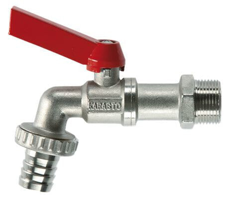Gardena 7333-20 - Faucet connector - Red,Silver - 33.3 mm (G 1")/ 19 mm (3/4'')
