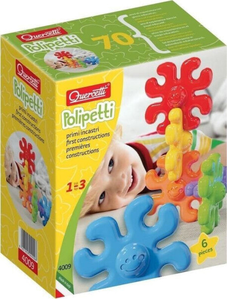 Пазл для малышей Quercetti Детская головоломка Daisy Polipetti