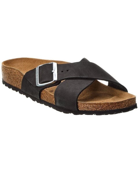 Birkenstock Siena Narrow Leather Sandal Women's Black 36