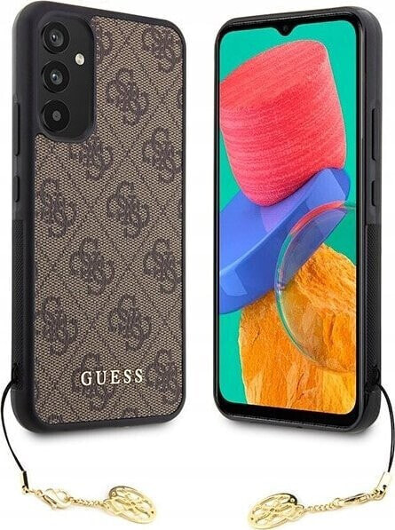 Guess Etui Guess GUHCSA34GF4GBR Samsung Galaxy A34 5G brązowy/brown hardcase 4G Charms Collection