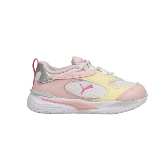 Puma RsFast Limits Shiny Ac Slip On Toddler Girls Pink, White Sneakers Casual S