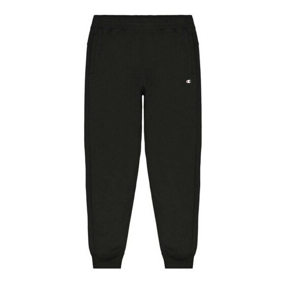 Long Sports Trousers Champion Rib Cuff Black Men