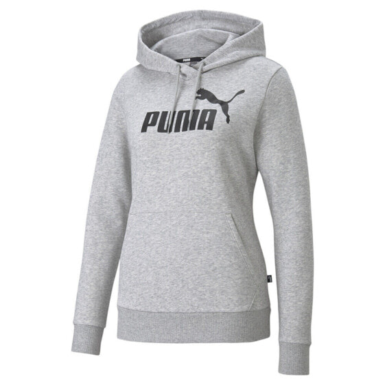 Puma Essential Logo Pullover Hoodie Womens Grey Casual Outerwear 84685804